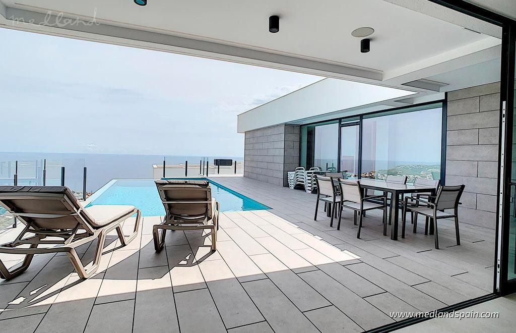 Terrace of House or chalet for sale in Benitachell / El Poble Nou de Benitatxell  with Air Conditioner, Heating and Terrace