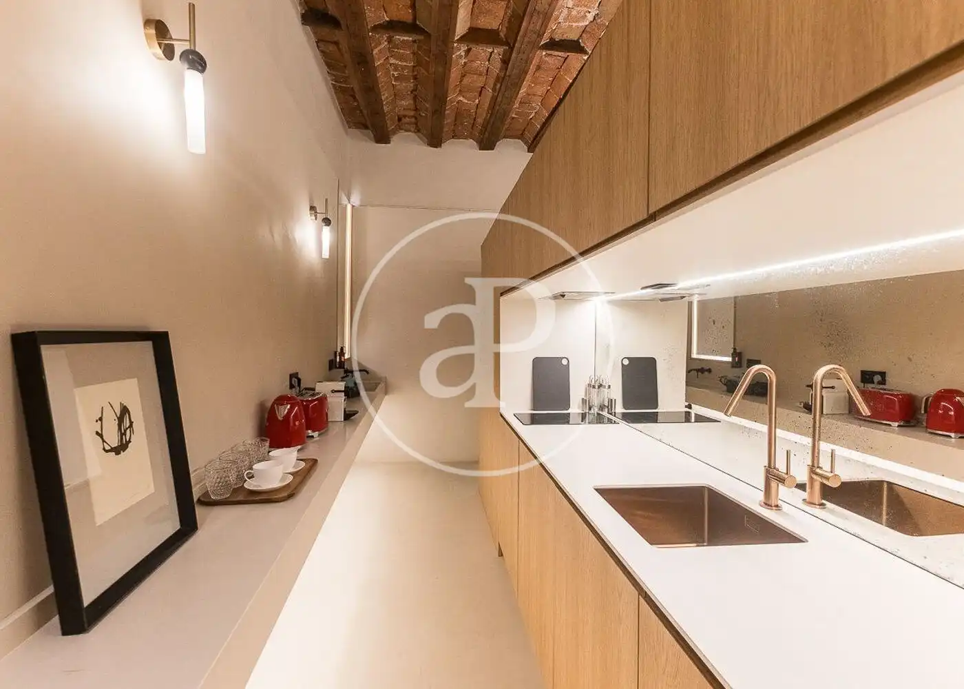 Küche von Wohnung zum Verkauf in  Madrid Capital mit Klimaanlage, Heizung und Möbliert