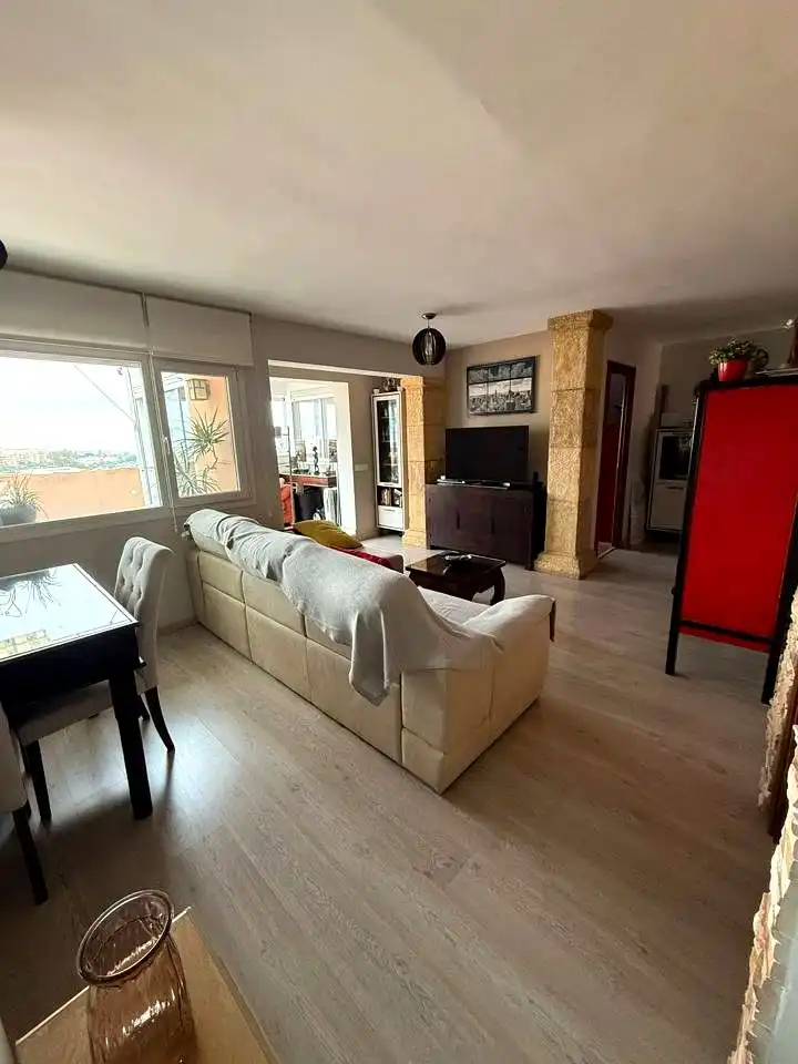 Sala de estar de Ático en venta en Benalmádena con Aire acondicionado y Terraza