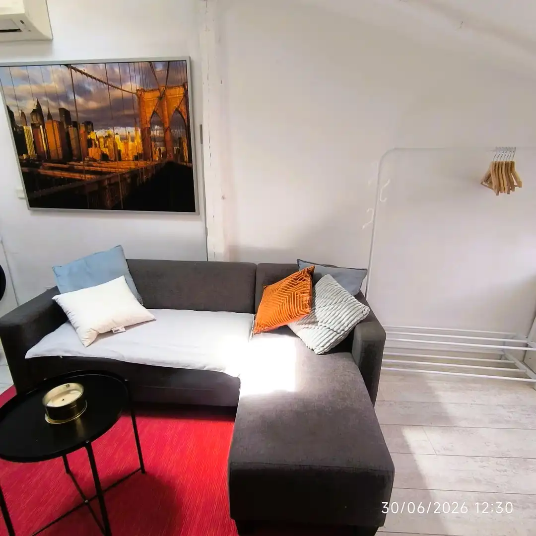 Wohnzimmer von Wohnung zur Miete in Madrid mit Klimaanlage, Heizung und Möbliert