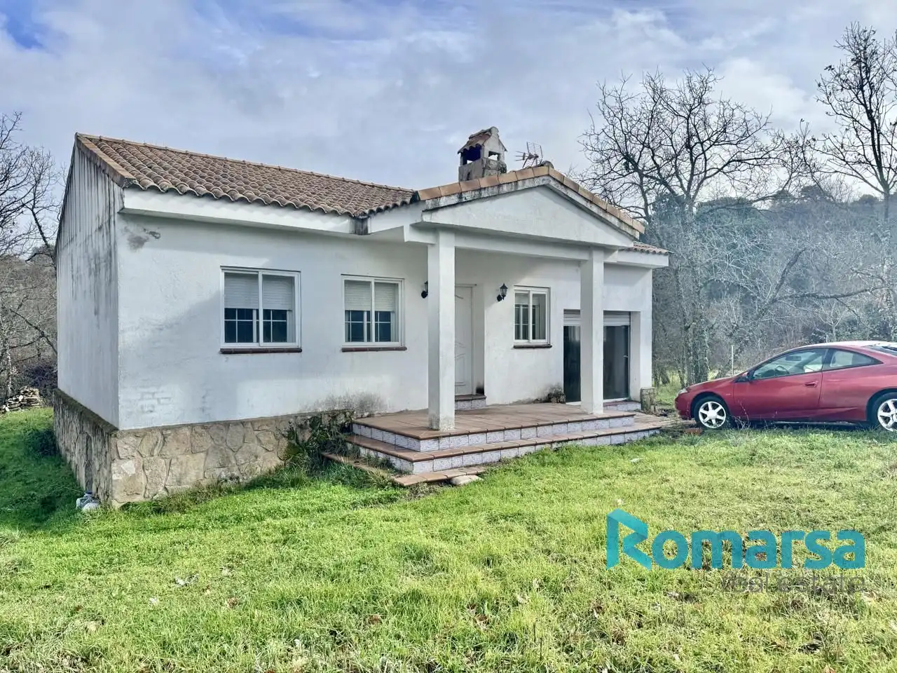 Vista exterior de Casa o chalet en venta en Navahondilla con Calefacción, Jardín privado y Trastero