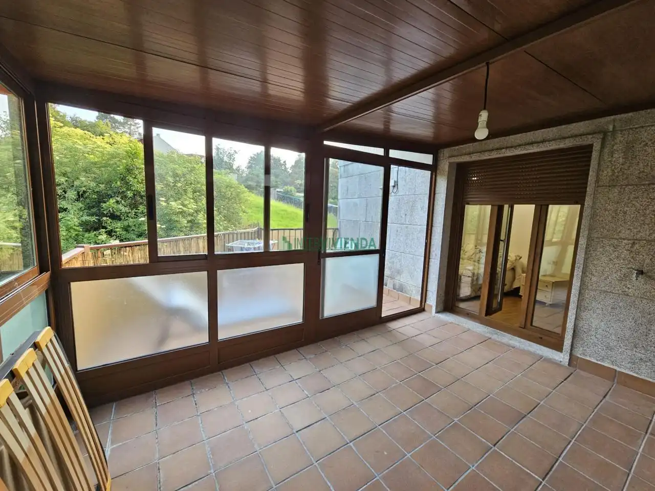 Garden of Flat for sale in Covelo  with Heating, Parquet flooring and Terrace