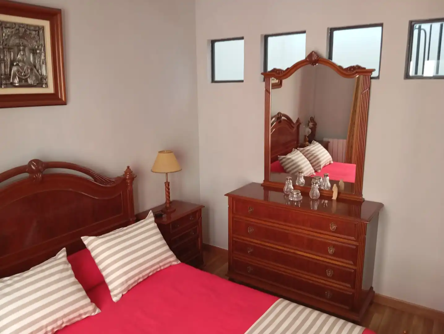 Schlafzimmer von Einfamilien-Reihenhaus zum Verkauf in Granada mit Heizung, Parkett und Terrasse