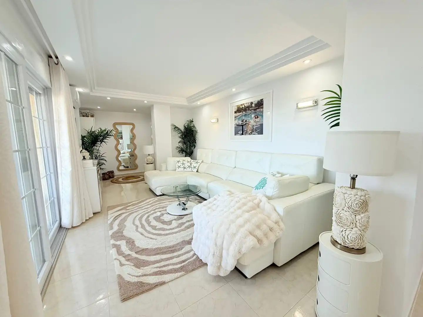 Living room of Apartments for sale in La Manga del Mar Menor  with Air Conditioner, Terrace and Furnished