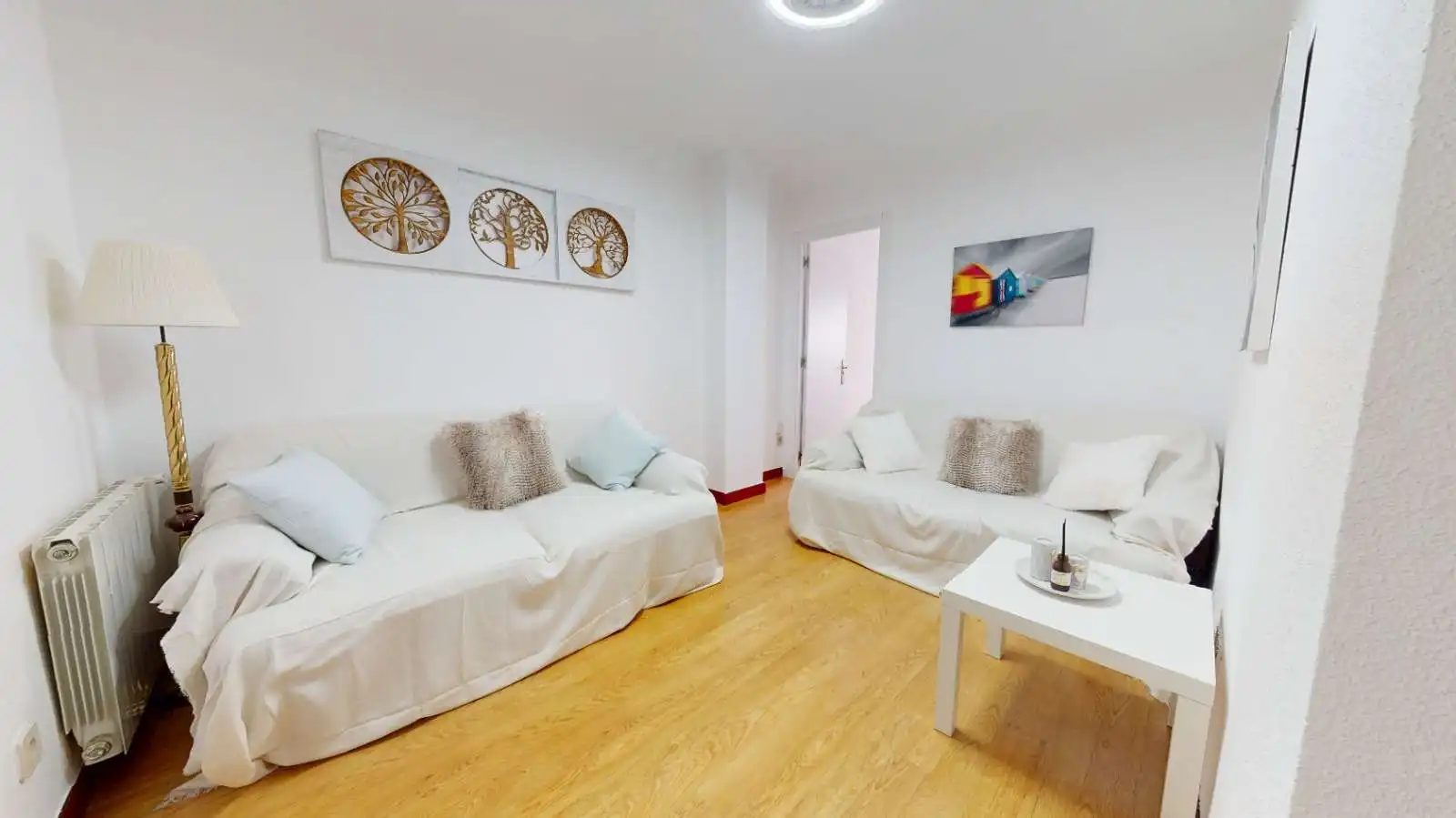 Sala d'estar de Apartament per a compartir en Madrid amb Aire condicionat, Calefacció i Terrassa