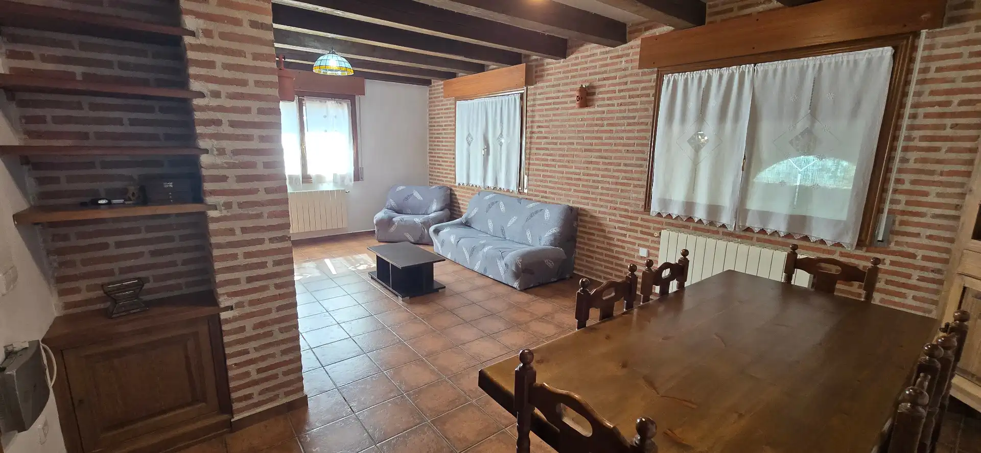 Sala de estar de Casa o chalet en venta en Villacastín con Calefacción, Jardín privado y Horno