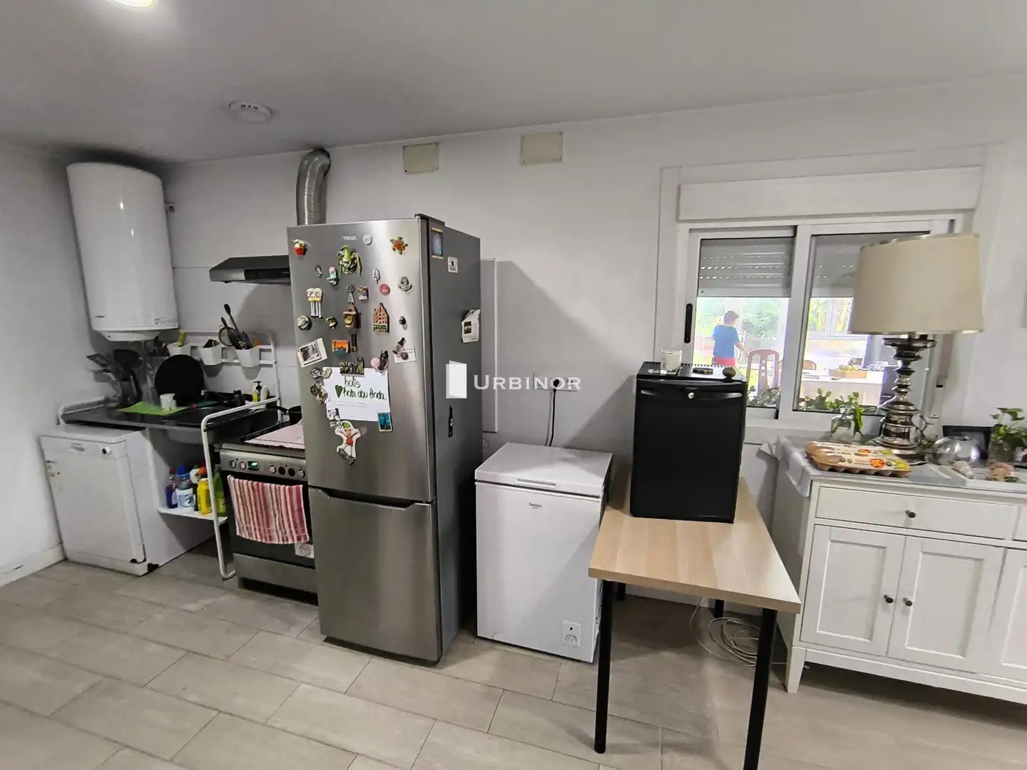 Cocina de Casa o chalet en venta en Leiro con Jardín privado y Balcón