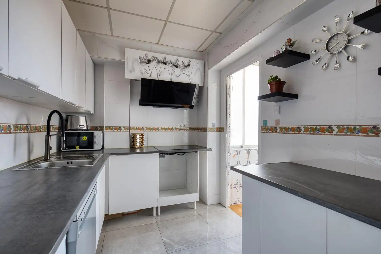 Cocina de Piso en venta en Almoradí con Aire acondicionado, Amueblado y Balcón