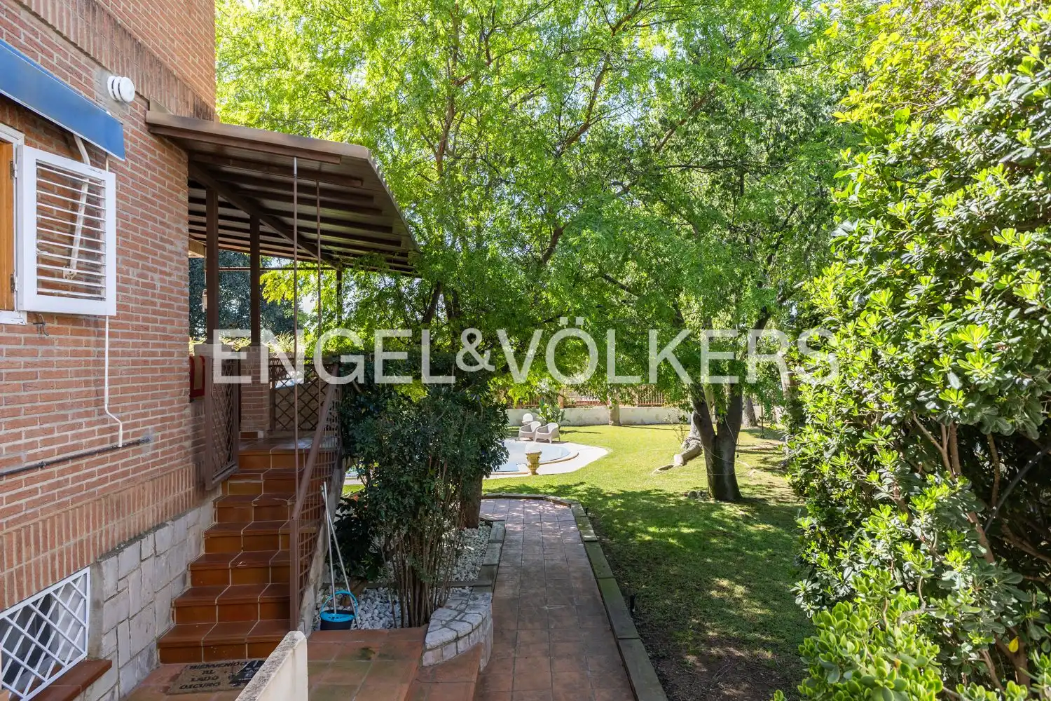 Garden of Houses for rent in Riba-roja de Túria  with Air Conditioner, Heating and Private garden