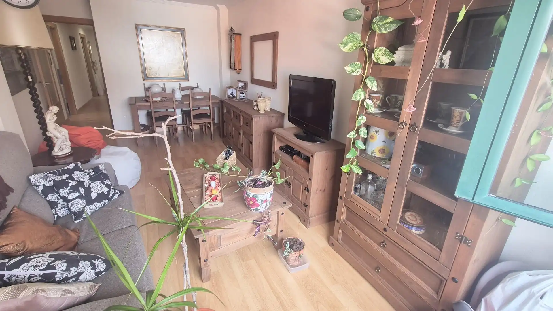 Wohnzimmer von Wohnung zum Verkauf in Calzada de Valdunciel mit Heizung und Möbliert