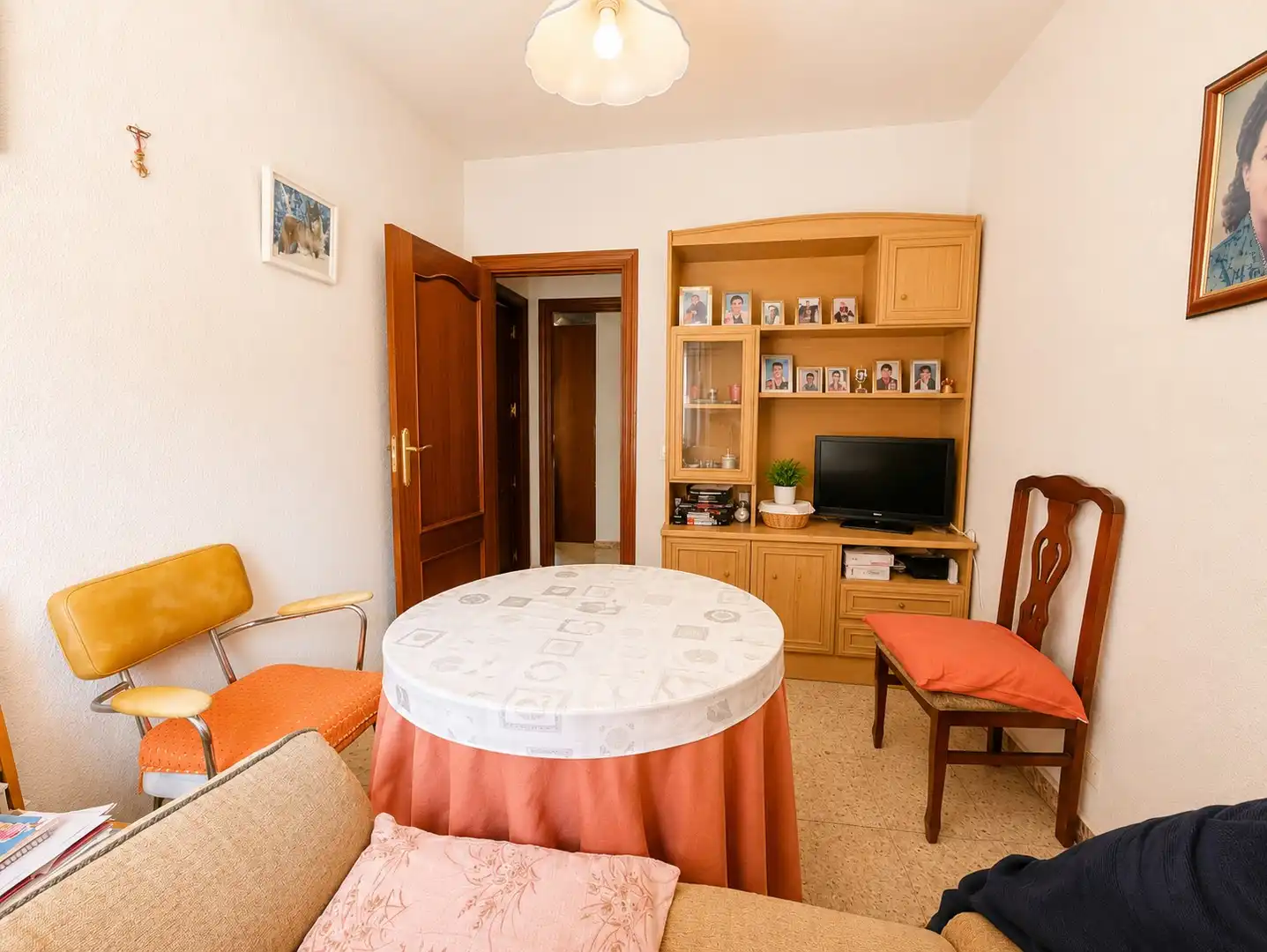 Living room of Flat for sale in Fuenlabrada  with Terrace and Balcony