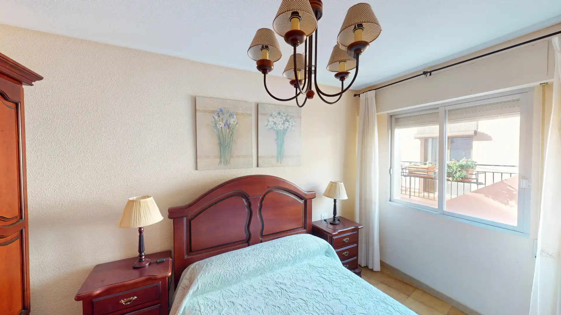 Bedroom of Flat for sale in Torremanzanas / La Torre de les Maçanes  with Balcony