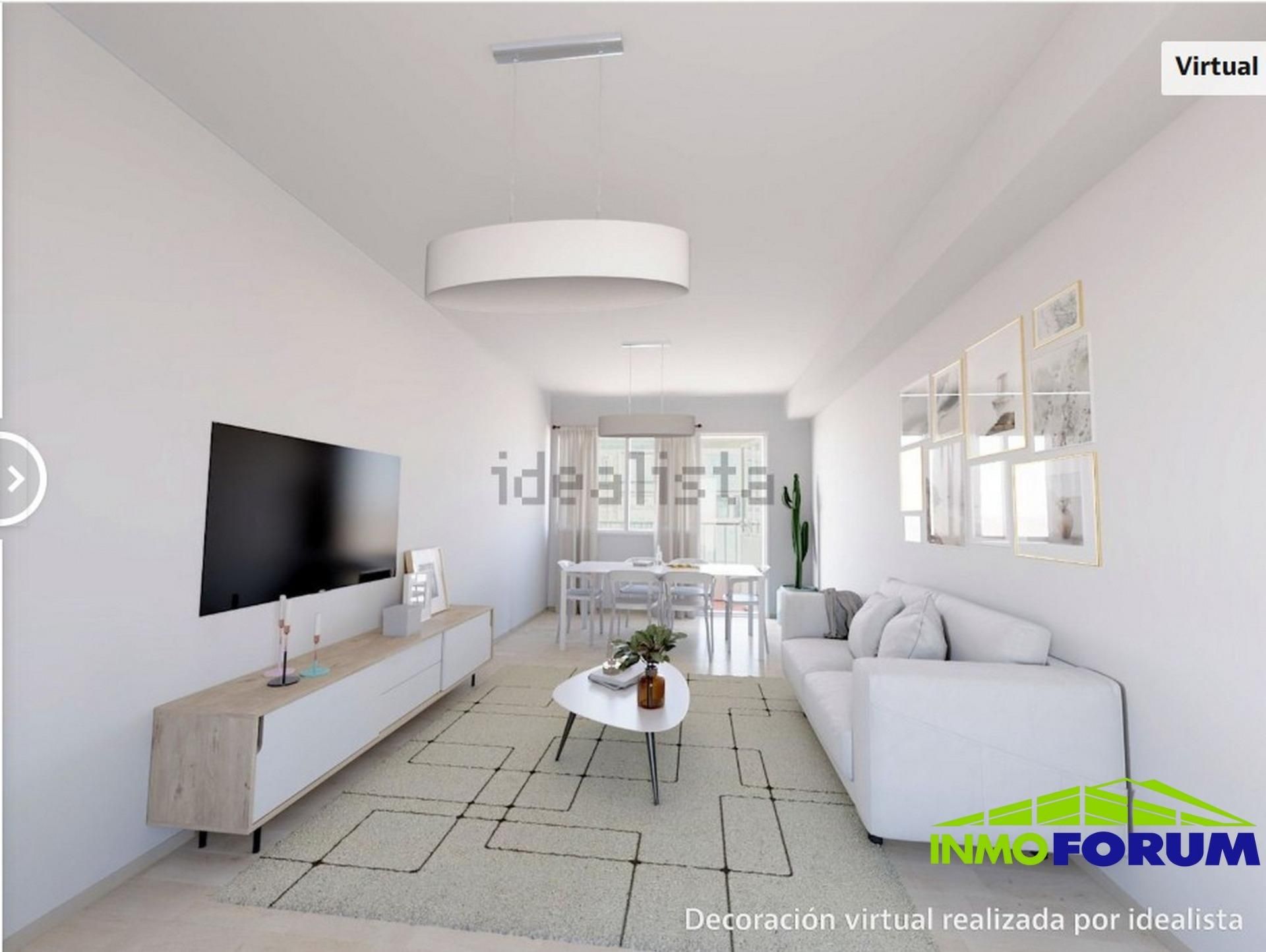 Living room of Flat for sale in A Coruña Capital   with Terrace and Balcony