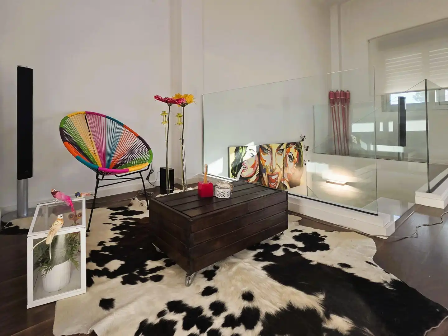 Sala d'estar de Casa o xalet de lloguer en Sueca amb Aire condicionat, Terrassa i Moblat