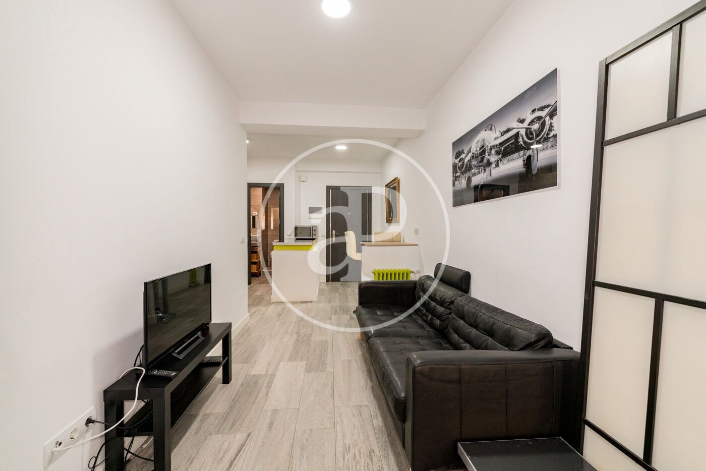 Sala d'estar de Pis de lloguer en  Madrid Capital amb Aire condicionat, Calefacció i Terrassa