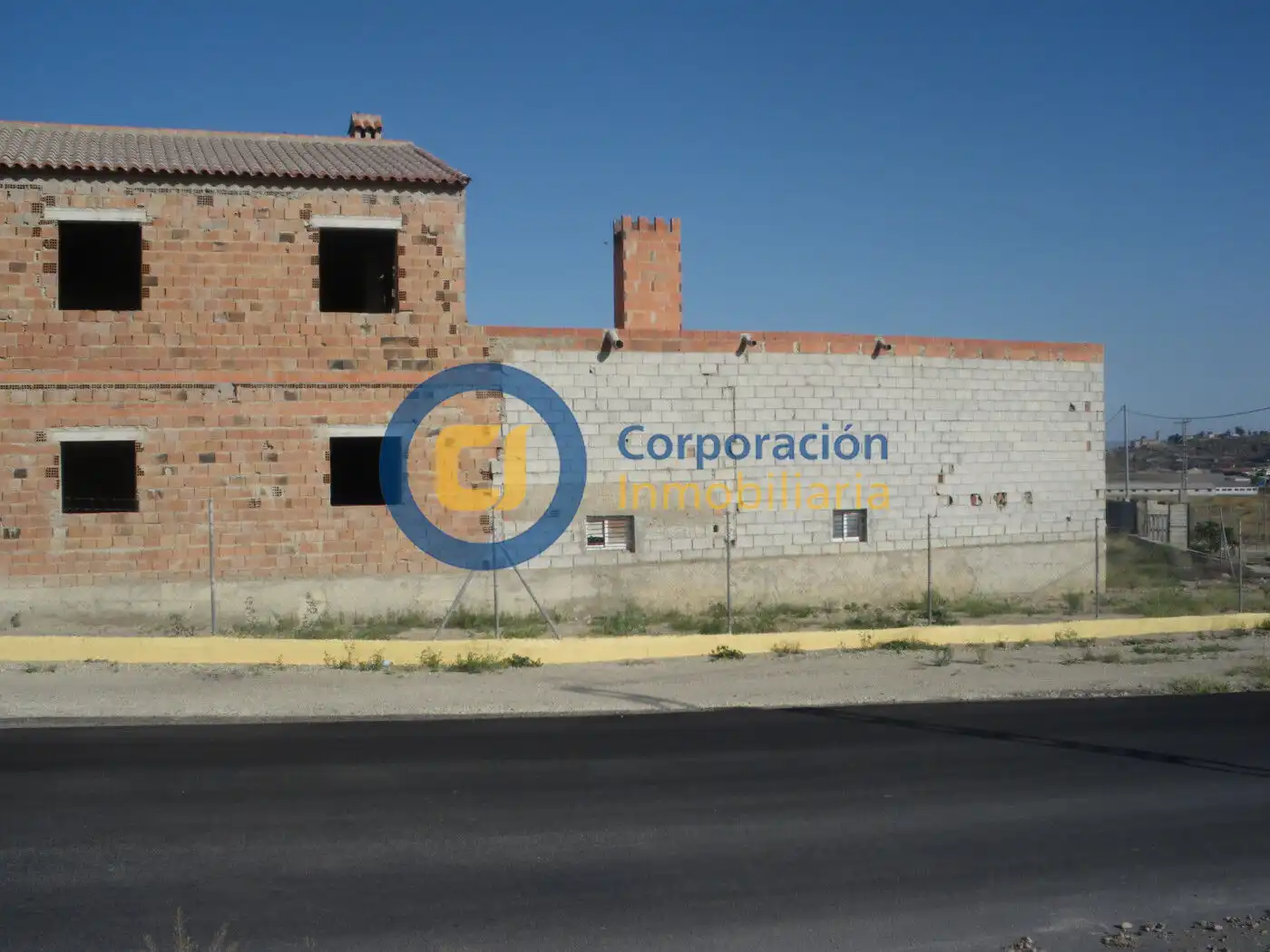 Vista exterior de Nave industrial en venta en Lorca