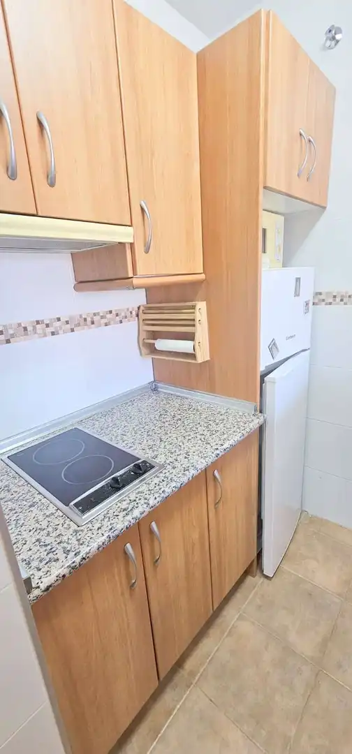Küche von Wohnungen zum Verkauf in Algarrobo mit Terrasse, Schwimmbad und Möbliert
