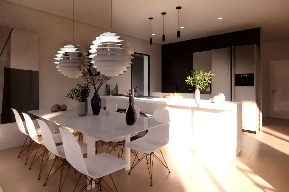 Dining room of Houses for sale in Torre-Pacheco  with Air Conditioner, Swimming Pool and Community pool
