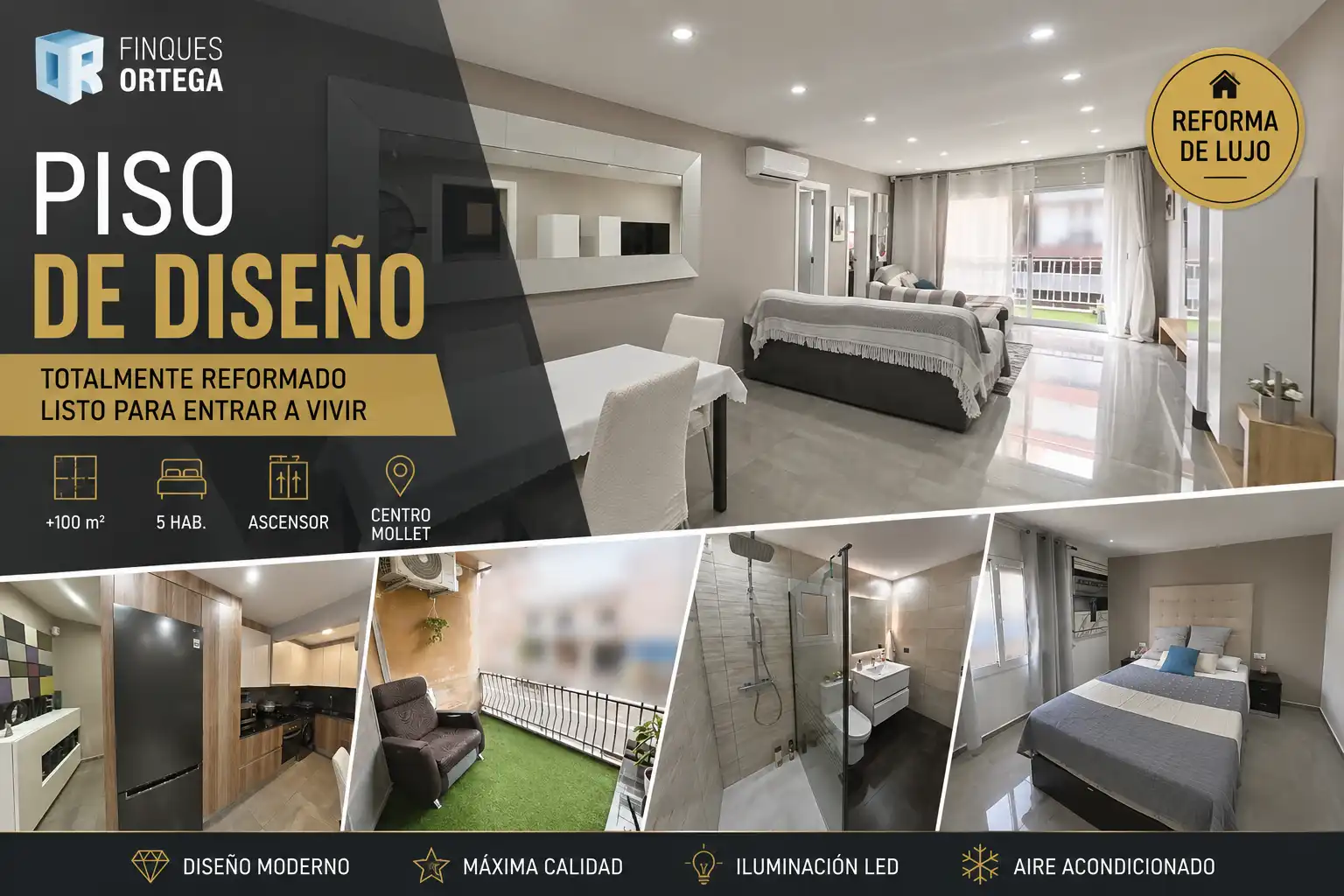 Schlafzimmer von Wohnung zum Verkauf in Mollet del Vallès mit Heizung