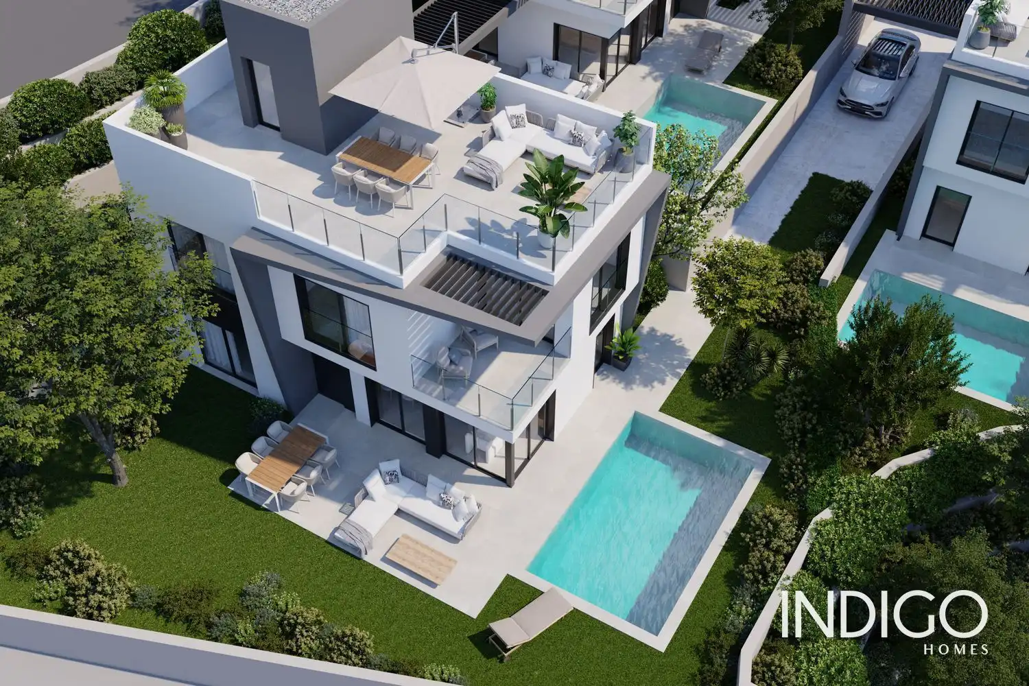 Terrace of Houses for sale in Villajoyosa / La Vila Joiosa  with Air Conditioner, Heating and Terrace