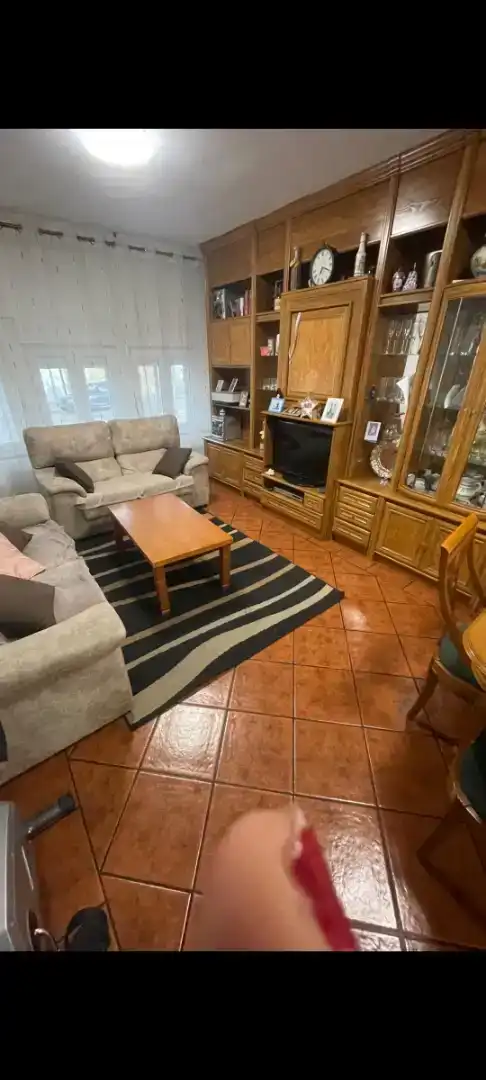 Sala d'estar de Casa adosada en venda en Sauquillo de Cabezas