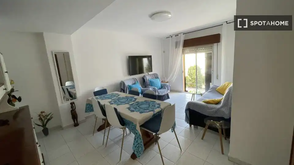 Living room of Flat for share in Ciudad Jardín - Tagarete - El Zapillo