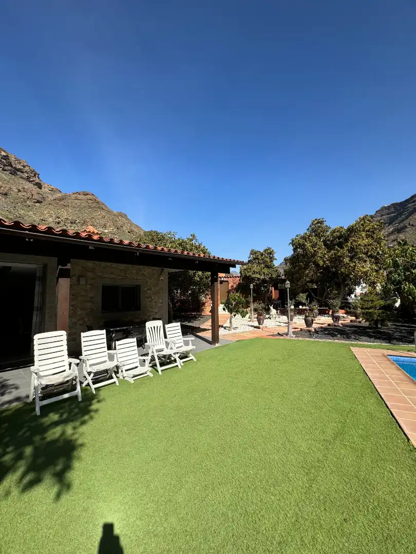 Terrassa de Finca rústica en venda en San Bartolomé de Tirajana amb Aire condicionat, Jardí privat i Terrassa