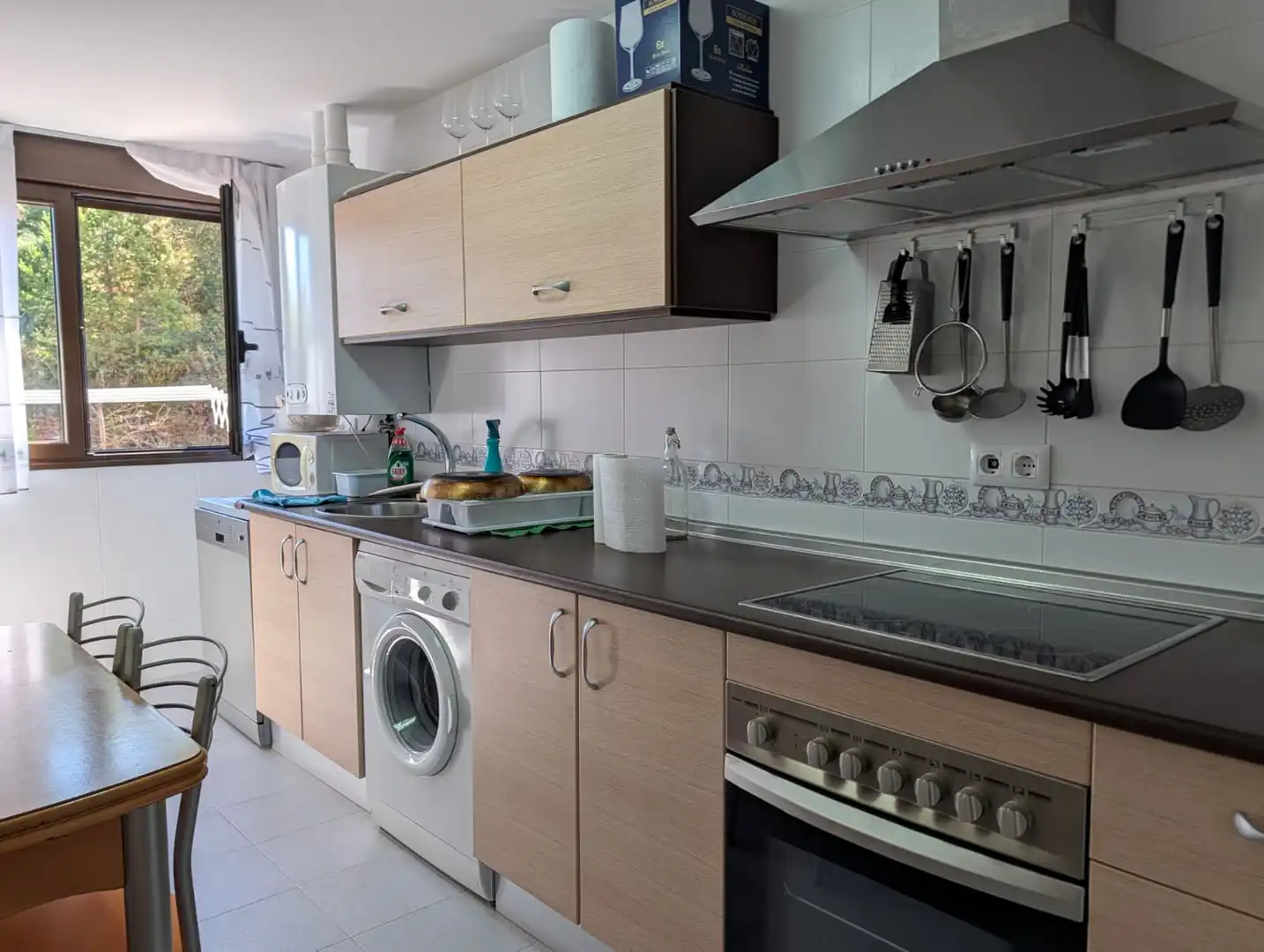 Kitchen of Apartments for sale in Zorraquín  with Heating, Storage room and Furnished