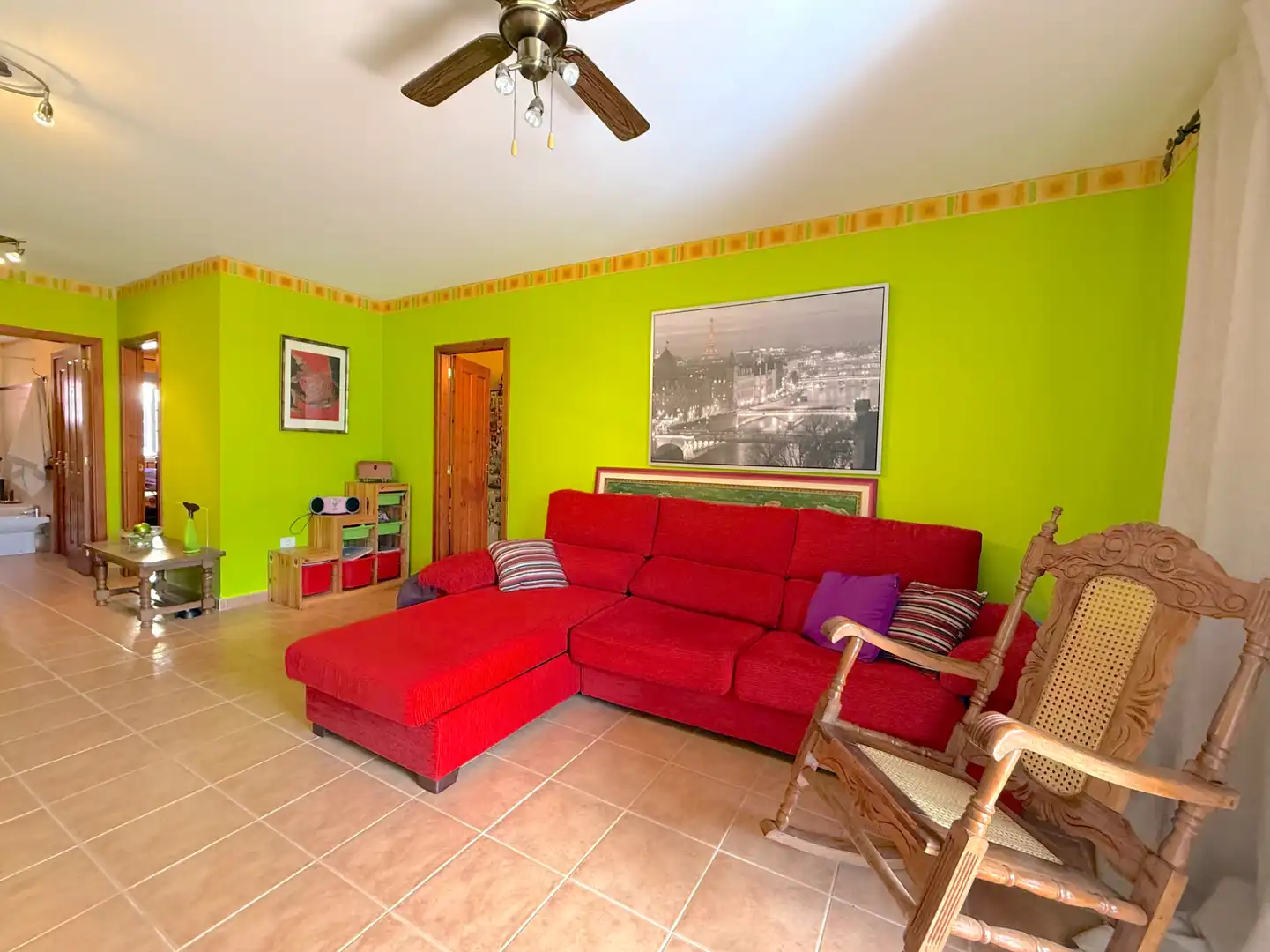 Sala de estar de Piso en venta en San Miguel de Abona con Terraza, Trastero y Amueblado