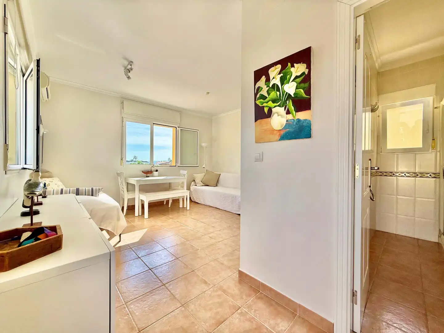 Sala de estar de Casa o chalet en venta en Dénia con Aire acondicionado, Terraza y Piscina