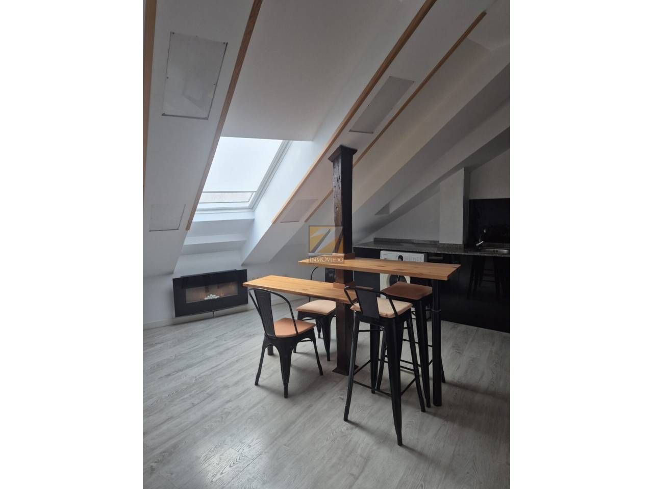 Dining room of Flat to rent in Avilés  with Heating and Parquet flooring