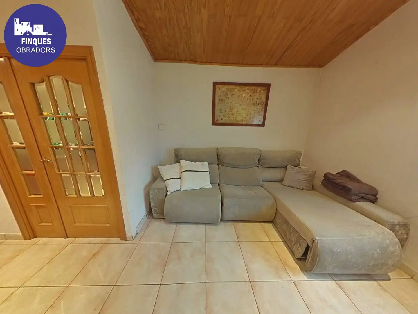 Sala de estar de Piso en venta en Gurb con Calefacción, Terraza y Trastero