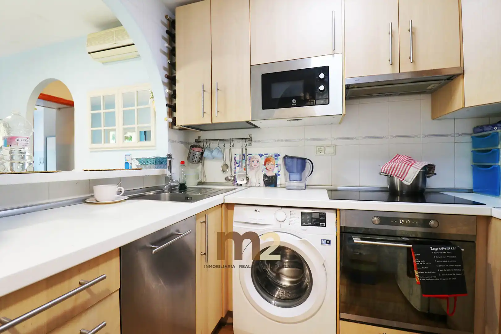 Cocina de Apartamento en venta en Guardamar del Segura con Aire acondicionado, Terraza y Amueblado