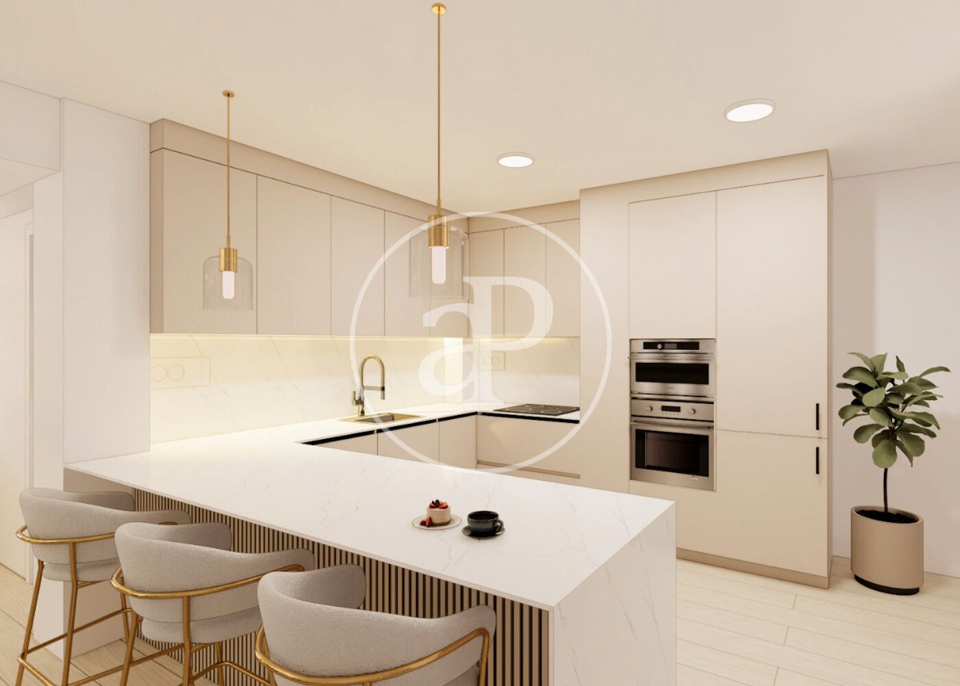 Cuina de Pis en venda en  Madrid Capital amb Aire condicionat, Calefacció i Terrassa