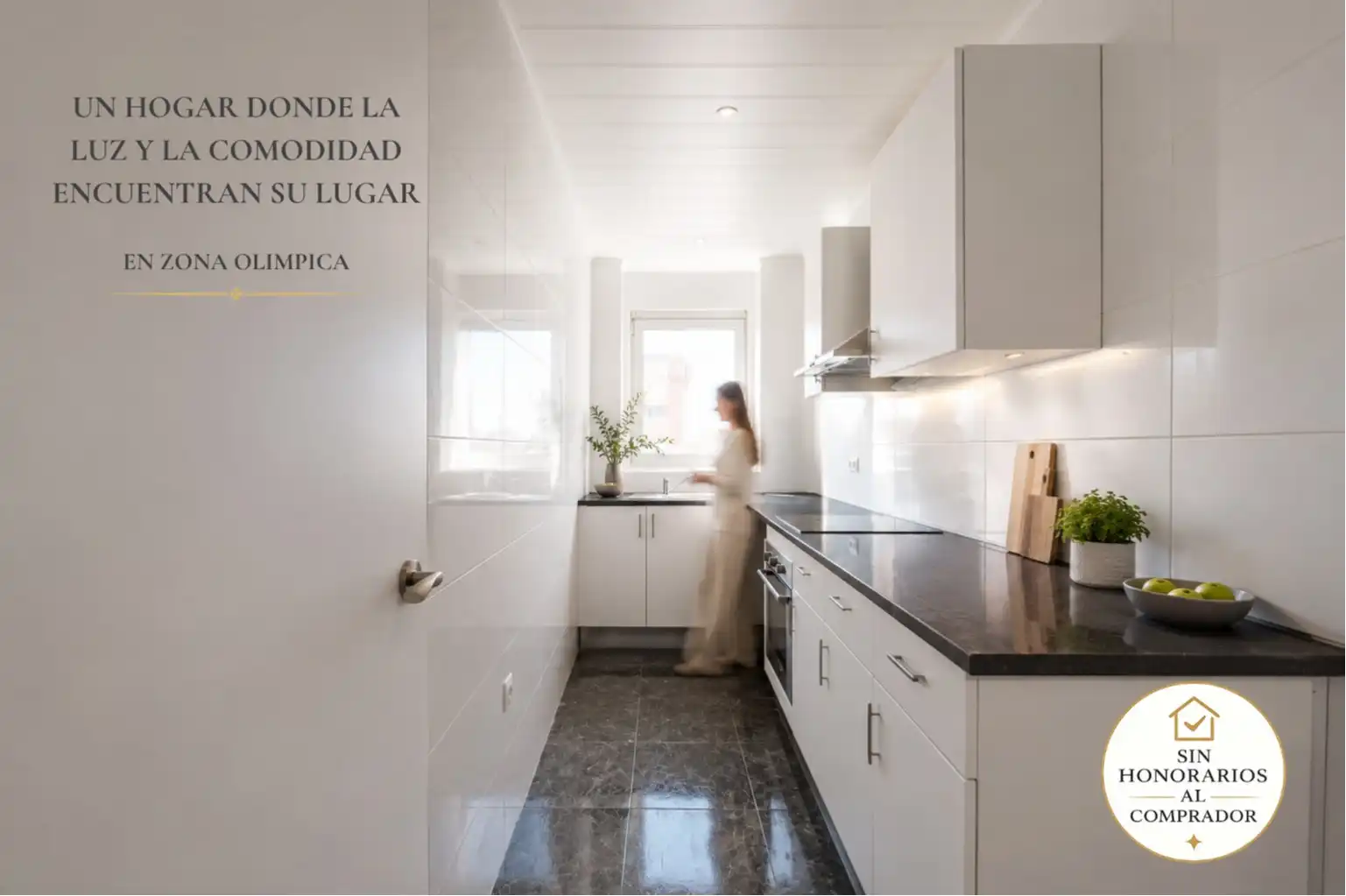 Cocina de Piso en venta en Terrassa con Balcón
