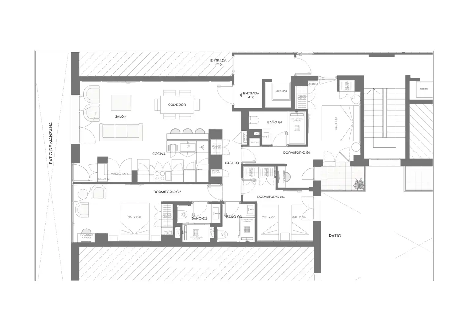 Apartments for sale in Madrid  with Air Conditioner, Heating and Terrace