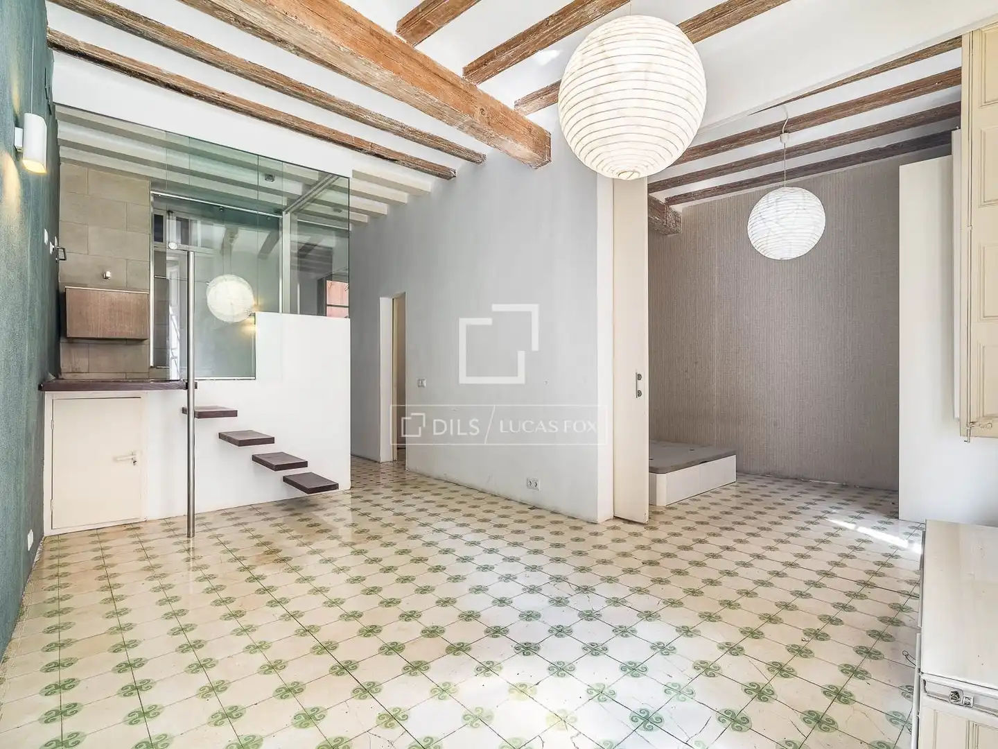 Vista exterior de Piso en venta en Barcelona con Aire acondicionado, Terraza y Balcón