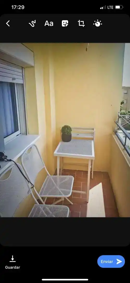 Terrassa de Pis de lloguer en Chipiona amb Aire condicionat, Moblat i Rentadora