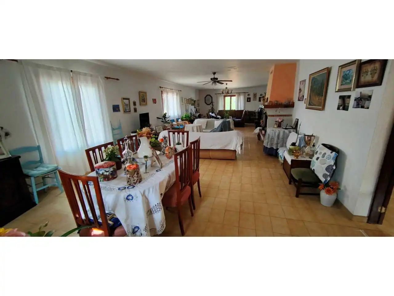 Esszimmer von Haus oder Chalet zum Verkauf in Bunyola mit Privatgarten, Terrasse und Schwimmbad