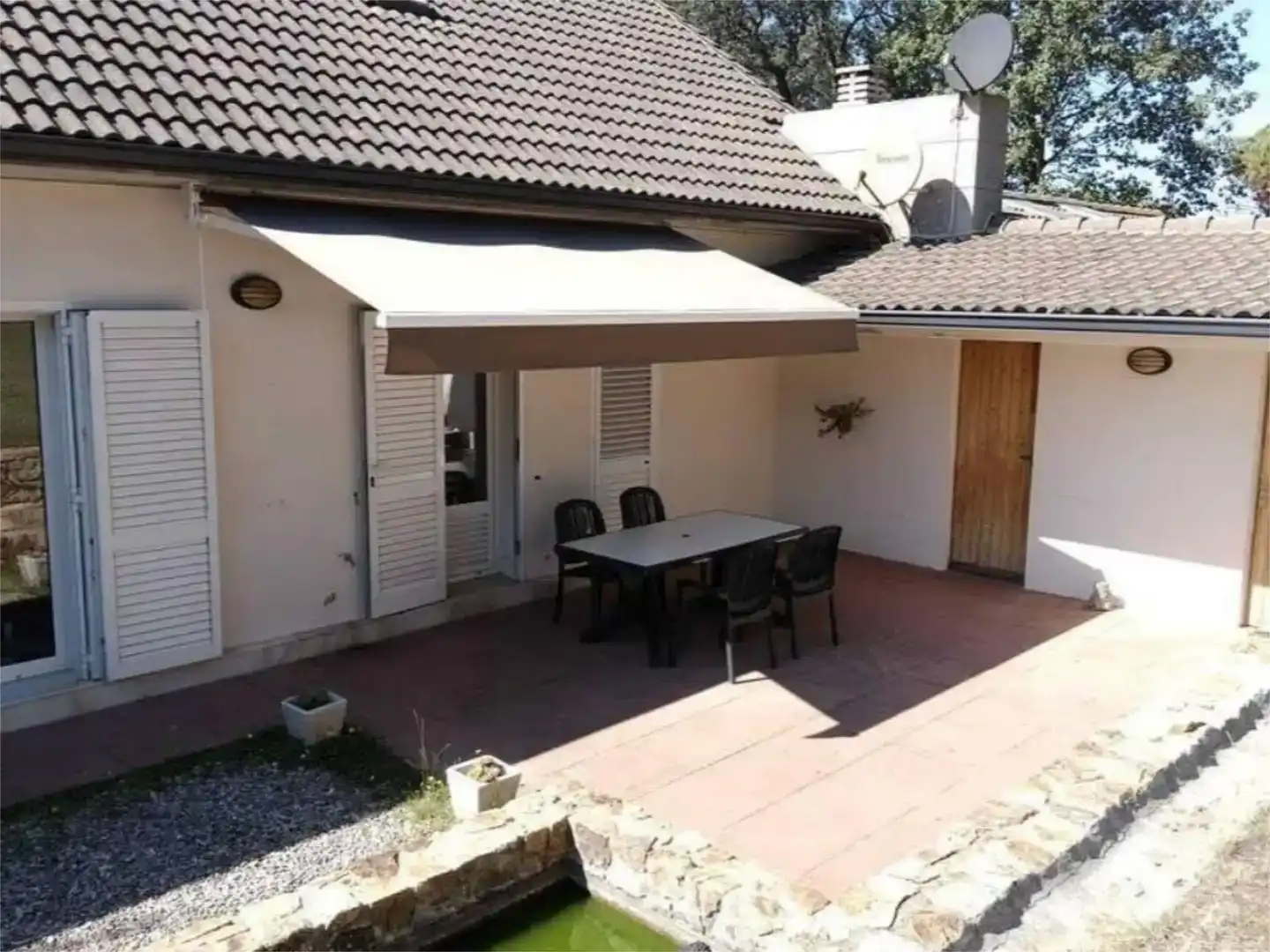Terrassa de Casa o xalet de lloguer en Llagostera amb Aire condicionat, Jardí privat i Parquet