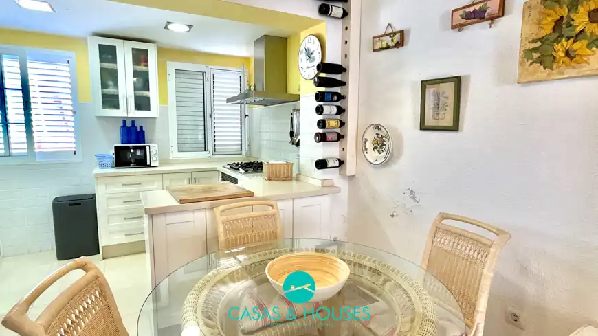 Kitchen of Flat for sale in La Manga del Mar Menor  with Air Conditioner, Terrace and Furnished