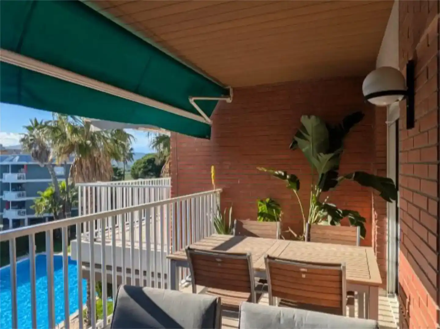 Terrace of Flat for sale in Gavà  with Air Conditioner, Swimming Pool and Balcony