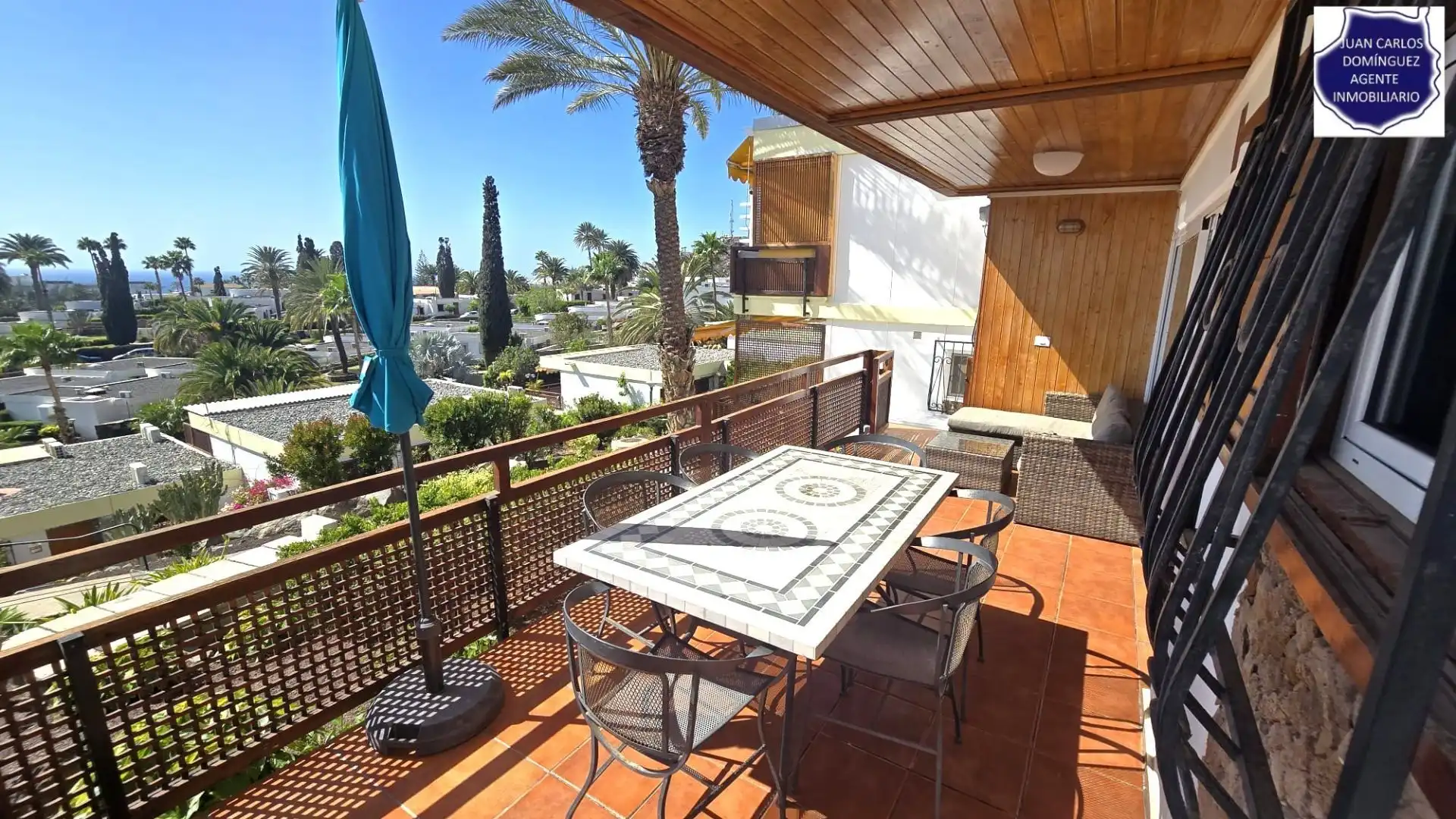 Terrace of Apartments for rent in San Bartolomé de Tirajana  with Terrace, Furnished and Community pool