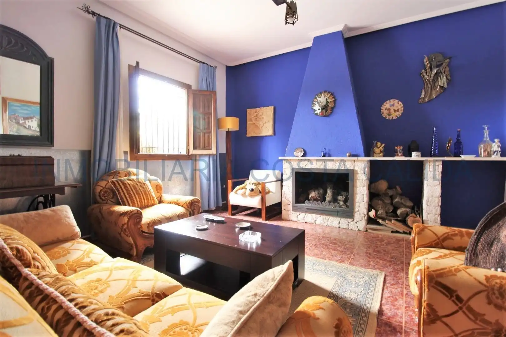 Sala d'estar de Finca rústica en venda en Puerto Lumbreras amb Calefacció, Jardí privat i Terrassa
