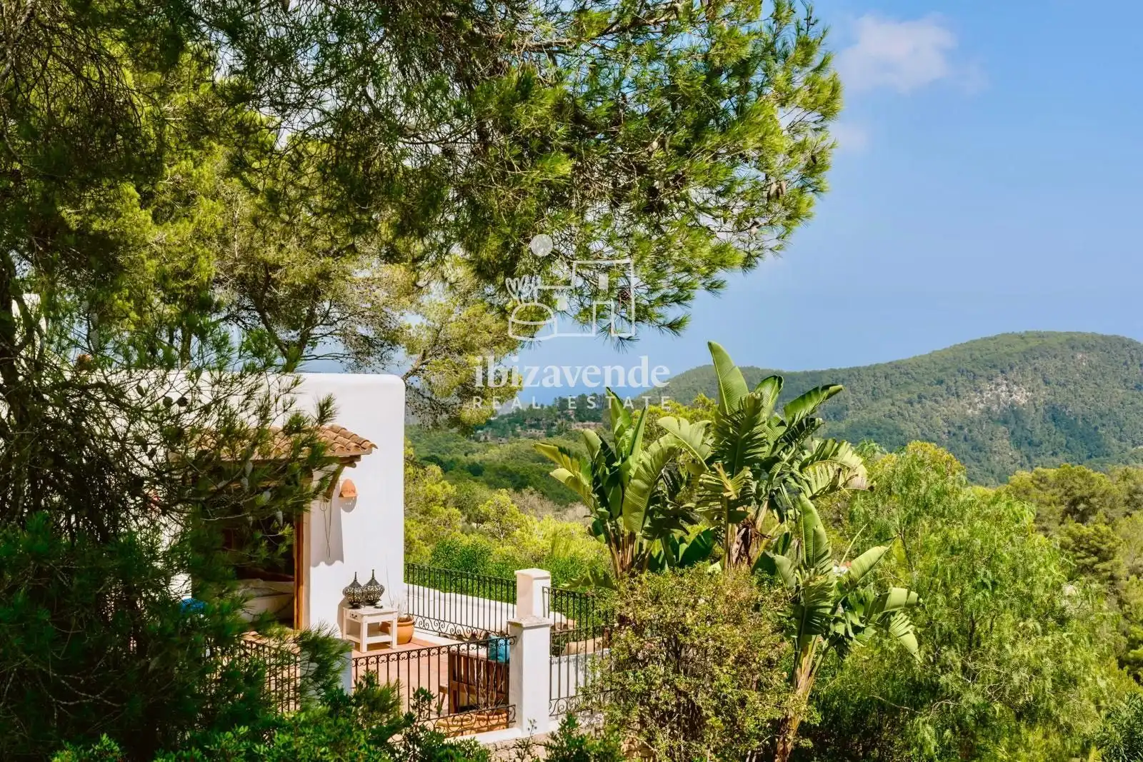 Garden of Houses for rent in Sant Joan de Labritja  with Air Conditioner, Terrace and Swimming Pool
