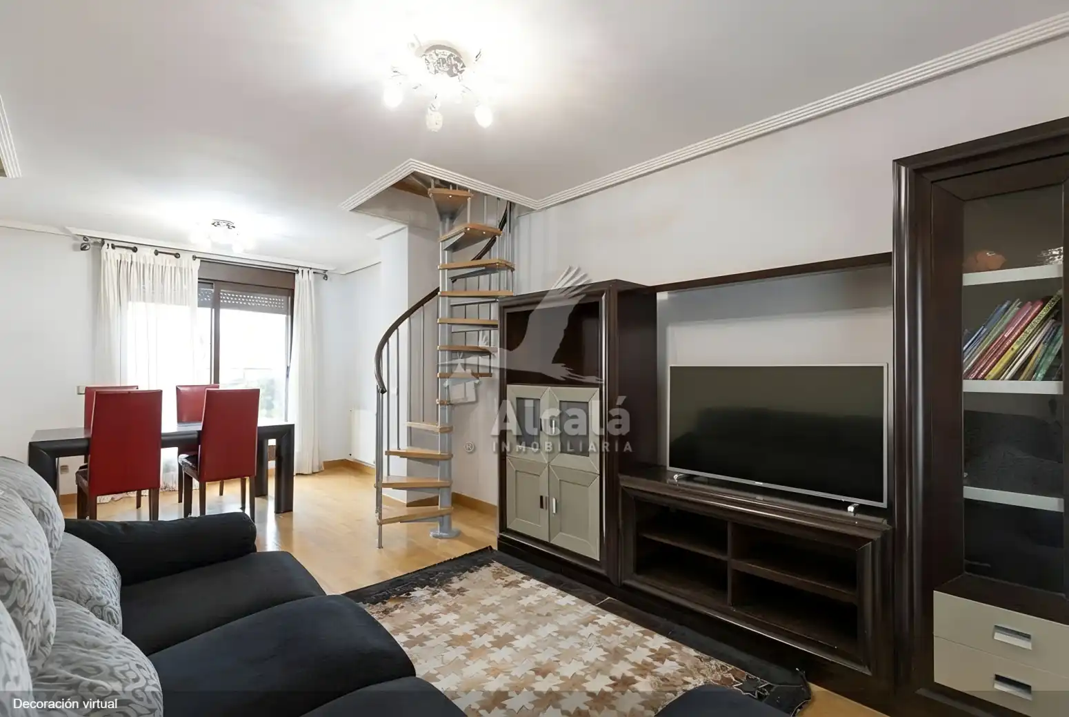 Sala de estar de Ático en venta en Alcalá de Henares con Aire acondicionado, Calefacción y Terraza