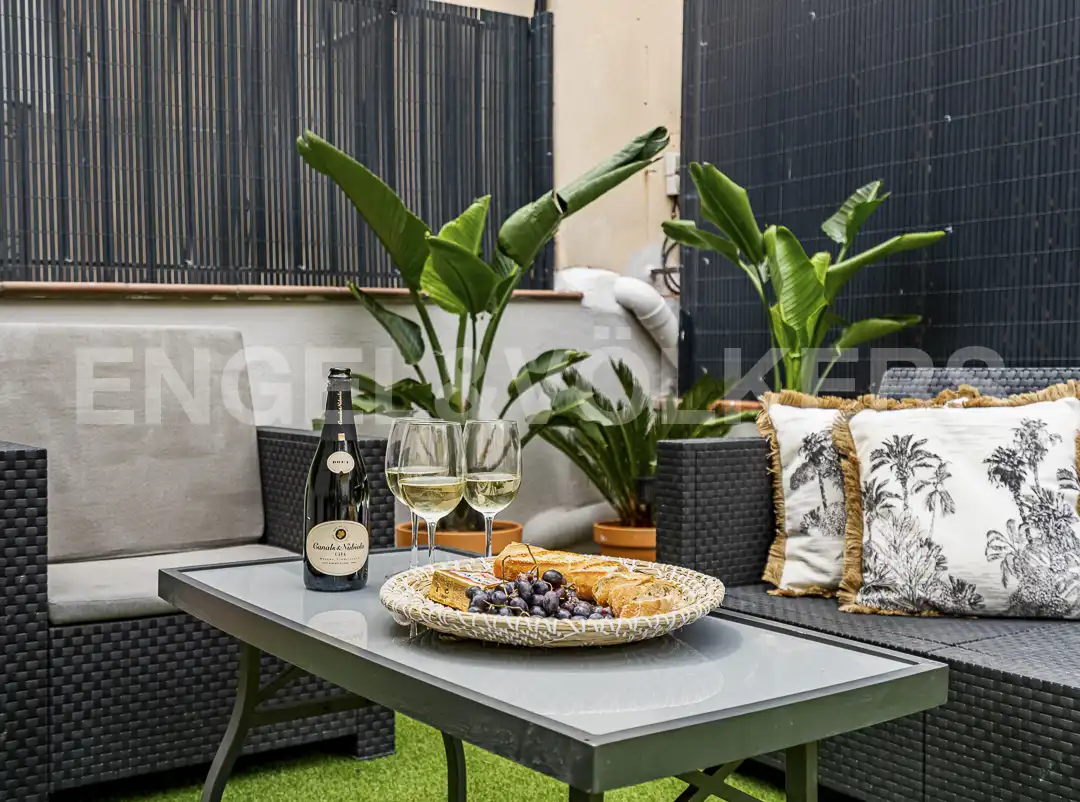 Terraza de Piso de alquiler en Ciutat Vella