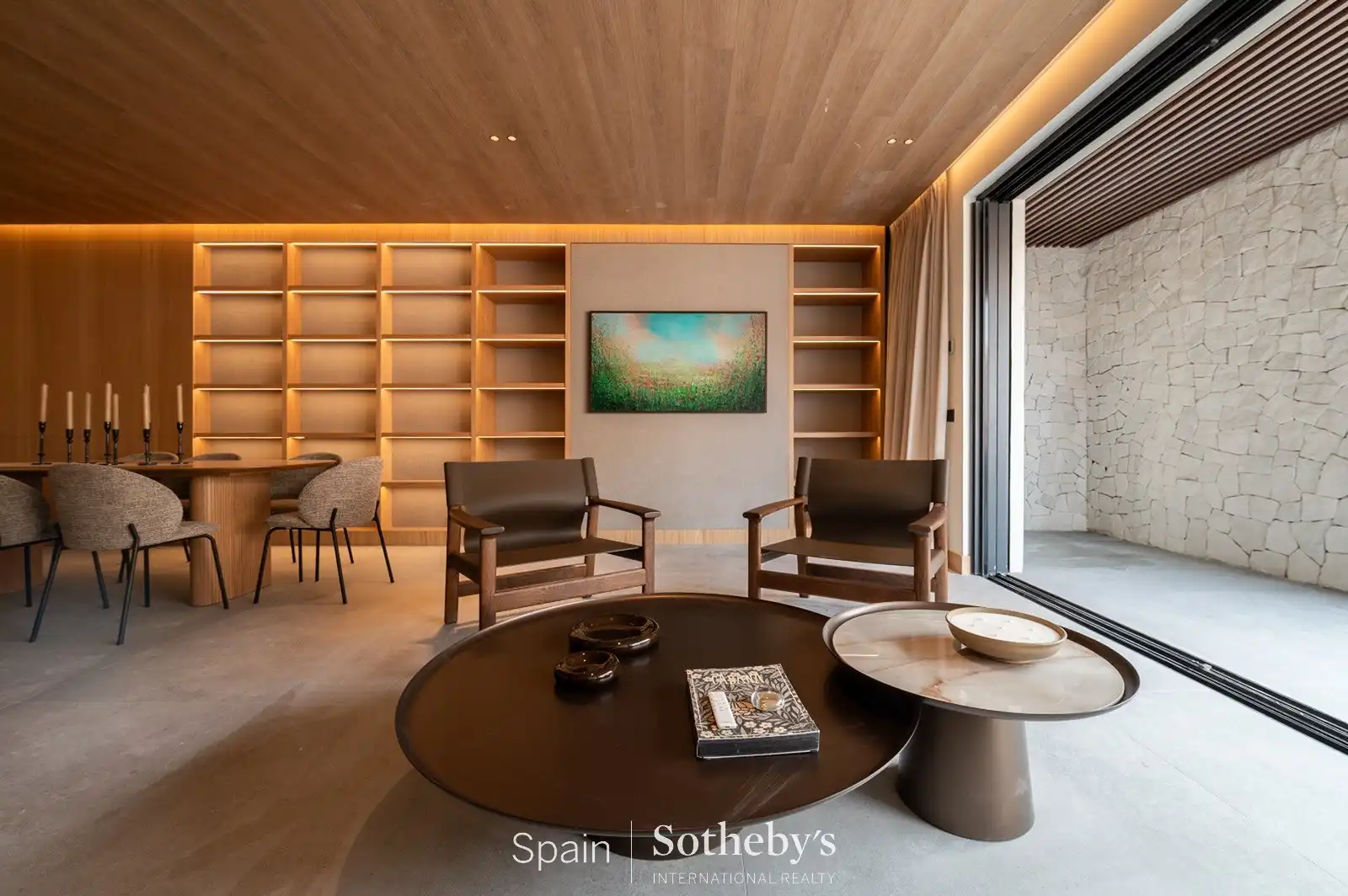 Sala de estar de Apartamento en venta en  Madrid Capital con Aire acondicionado, Calefacción y Terraza