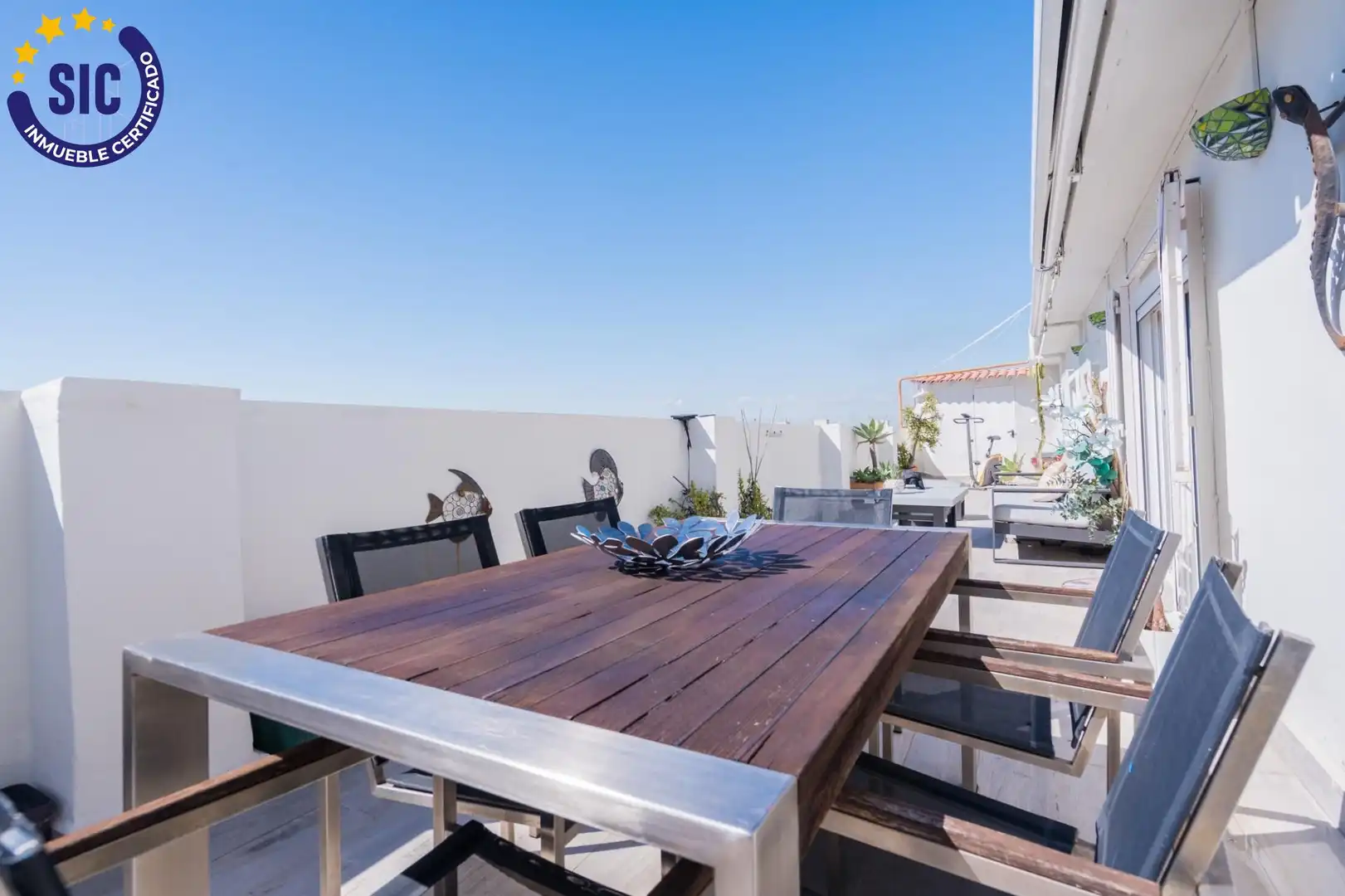 Terraza de Ático en venta en Valencia con Aire acondicionado, Calefacción y Parquet