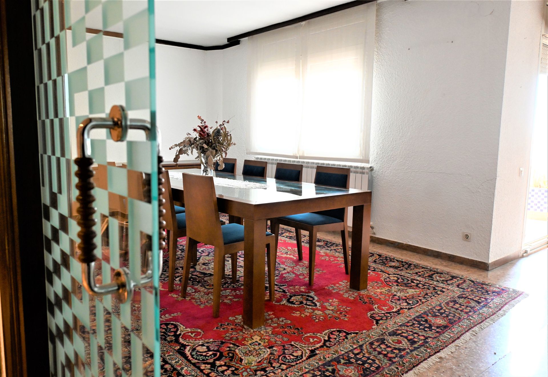 Dining room of Flat for sale in  Lleida Capital  with Air Conditioner, Heating and Terrace